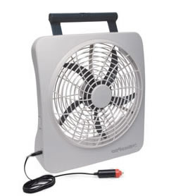10" 12 Volt or Battery Power Portable Fan (image for) 10" 12 Volt or Battery Power Portable Fan