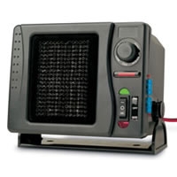 12 Volt Direct Hook-Up Ceramic Heater/Fan with Swivel Base (image for) 12 Volt Direct Hook-Up Ceramic Heater/Fan with Swivel Base